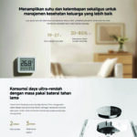 Xiaomi Smart Temperature and Humidity Monitor 3 Mini Sensor Suhu Kelembapan Digital Akurat LCD Bluetooth - Image 6