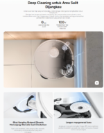 Xiaomi Robot Vacuum H50 Pro Robot Vacuum & Mop 15000Pa All-in-One Station Auto Wash Auto Dry Auto Dust Collection Smart LDS Navigation Anti Kusut - Image 4