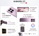 Xiaomi 17T 12/256 12/512 HP Leica 50MP Telefoto 5x Dimensity 8500-Ultra AMOLED 120Hz 6500mAh 67W HyperCharge IP68 - Image 3